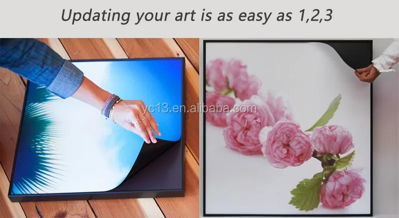 magnetic picture frame & print magnetic paintinga Thomas kinkaides 1013-174