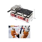 Electric Open Mouth Korean Ice Cream Fish Waffle Cone Machine
