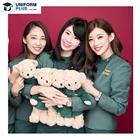 Custom design Eva airways airline stewardess suits uniform