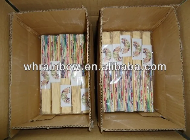 promotional paper hand fan