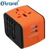 OEM logo gift item anniversary gift for business travel adapter with dual USB port creative business gift high quality