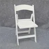 used in outdoor boring soft seat cushion white foldable wedding chair