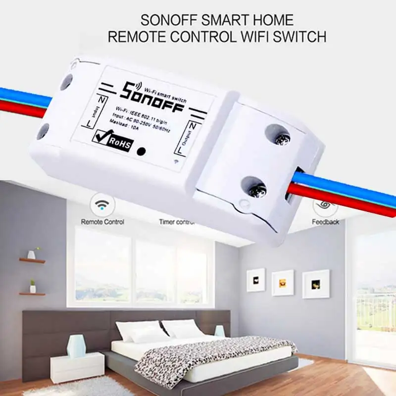 Sonoff-wifi-switch-wifi-wireless-remote-control-timer-switch-smart-home-modification-pieces-220V-10A-2200W