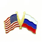 Cheap Custom Metal Round Canada Nautical State Country American Flag Lapel Pins No Minimum Order