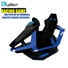 Unique Design Blue 9d vr car ,vr racing car +vr driving simulator game with hign quality