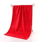 Custom logo printed luxury hotel large micro fiber bath towel