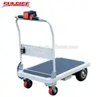 High working foldable 4wheel efficiency cheap price electric platform cart