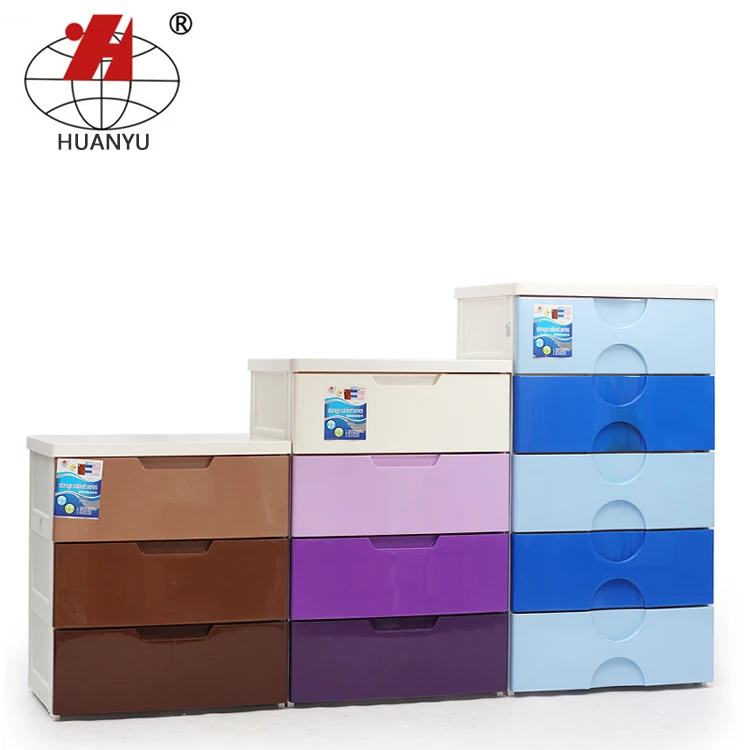 Large storage cabinets thickened gradient children drawer cabinet finishing multilayer plastic baby wardrobe lockers