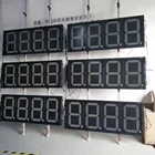 5.91 Screen Dimension and number Display Function 7 segment 18 inch led digital gas price sign for gas station