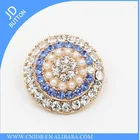 Hot selling bulk fashion rhinestone buttons for bridal clothing