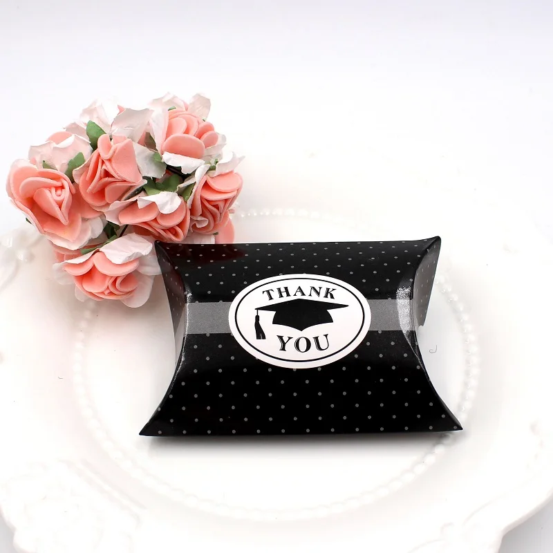 Black Creative Graduation Cap Candy Box Promotion Ceremony Party Decoration Supplies Packing Gift Boxes Birthday Party Baptism (3)