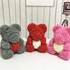 Birthday gift suggestions artificial red champagne teddy rose bear