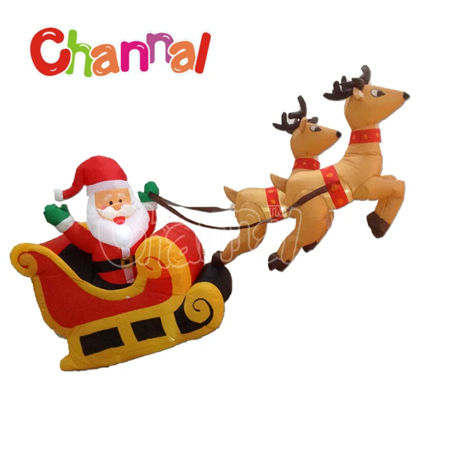 red christmas sleigh