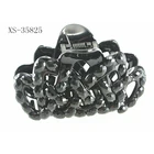 Fashion Korean Hair Accessories Black Plastic Rhinestone Hair Claw Clip