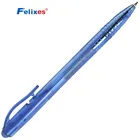 High Quality Custom Student Teacher Company Gift Promotion Transparent Barrel Plastic Press Click Ball Pen