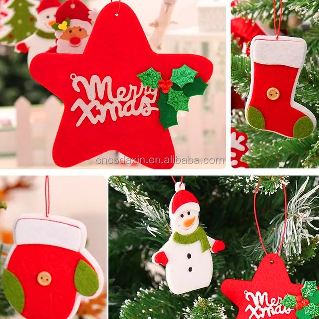 Art craft felt fabric for decorating Christmas trees