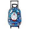 High quality mochilas best selling airport cute cartoon cat kids sky travel luggage trolley on wheels set