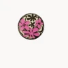 Custom Flower Button Alloy Metal Button Shank Button For Jacket