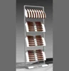 Shopping mall leather belt metal rack acrylic display stand for retail