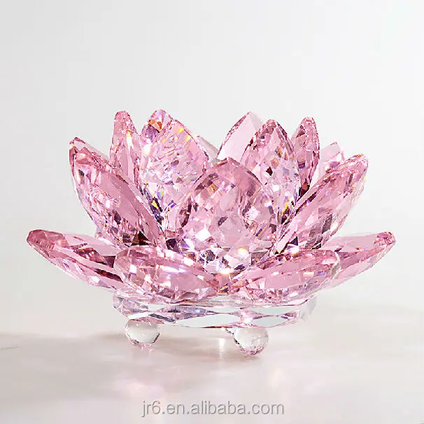 crystal lotus candle holder for christmas gift & valentines gift