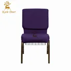 Iron Theater Furniture Chair cheap wholesale stackable interlocking pastor used church chairs for sale in houston texas