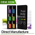 OEM/ODM 100% Pure Essential oils set Aromatherapy Gift Set 6 Set pure oil /10ml private label natureli organic oils