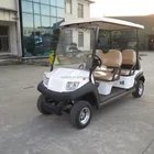 CE certificated battery operated 4 seater electric aluminum golf cart