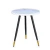 2019 Hot Selling Nordic brass Titanium Gold Legs stainless steel round dining table diameter 80