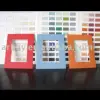 Wholesale 1.4mm thickness colorful paper picture frame pre-cut mat board