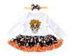 RTS HALLOWEEN Newborn Baby Girls Tutu Skirts Romper Costume Candy Skull Pumkins Long sleeve Dress Romper