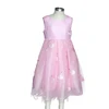Embroider Smocked Swan Pink Kid Grenadine Bowknot Communion Party School Uniform Pageant Dress