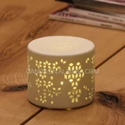 Modern indoor carved rechargeable table light led night lamp