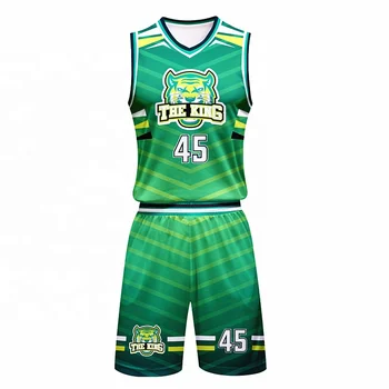 green jersey basketball uniform