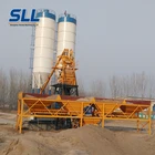 HZS25 Stationary mobile ready mixed wet or dry concrete batching plant