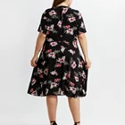 Floral Printing Plus Size Dress Low MOQ Ladi Clothing Fashion Dress Low MOQ OME Dress