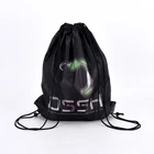 Fancy polyester shoe bag drawstring with sublimation printing