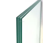 Safety glass of various sizes is used for thick laminated glass of balustrades, glass Bridges, Banks, etc