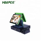 Hot Q3T 15 inch single screen point of sale system/cash register core with Windows7/8/10 POS System