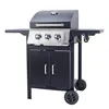 Komenjoy G029201 Outdoor Classic 2-Burner Liquid Propane Gas Barbecue Grill with Side Burner