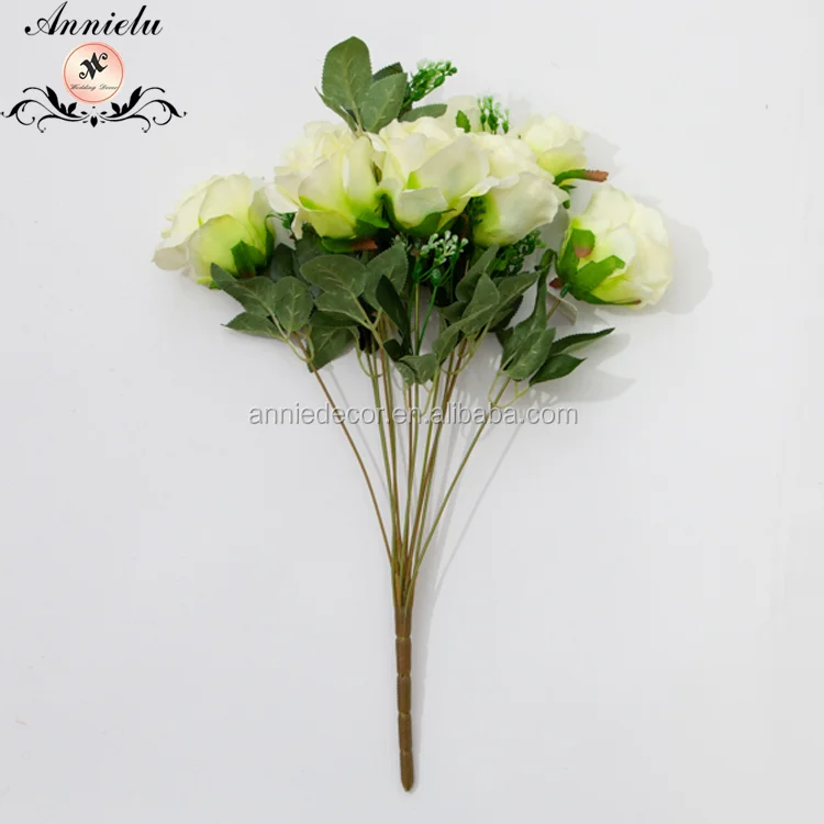 Wedding and Home Decoration Artifical Flower, Hot-selling Silk Artificial Flower in Branches Wedding Decoration Backdrop