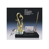 Unique And Beautiful Design K9 Crystal Glass Pen Holder With Metal For Gifts Or Decorate JW114