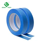 high quality Crepe Paper Adhesive Masking Tape / Blue Painters Tape