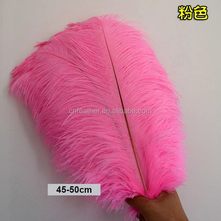 cheap sale colorful 45-50cm thin rod white ostrich feathers for