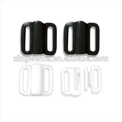 Plastic bra strap adjuster buckles in underwear accessory catalog