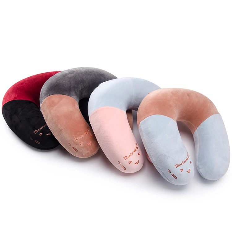 A Hands Free Telephone Listening To Music Bluetooth Neck Pillow