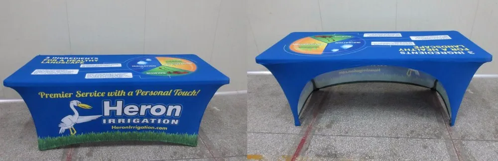 Custom Exhibition Printed TableCloth Printing, Printed Advertising Tablecloth