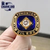Brass class national baseball championship ring usssa ring Factory Supply gold medalist finger ring