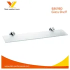 Bathroom Wall Mounted Towel Corner Glass Shower Shelves