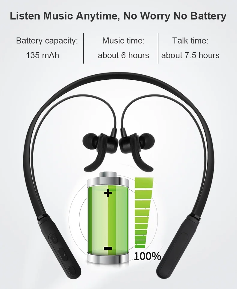 2019 New Trending Products Neckband earphone With Cheap Price - ANKUX.COM