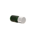 20ml green essential oil bottle fancy essential oil glass bottle with silver hot stamping